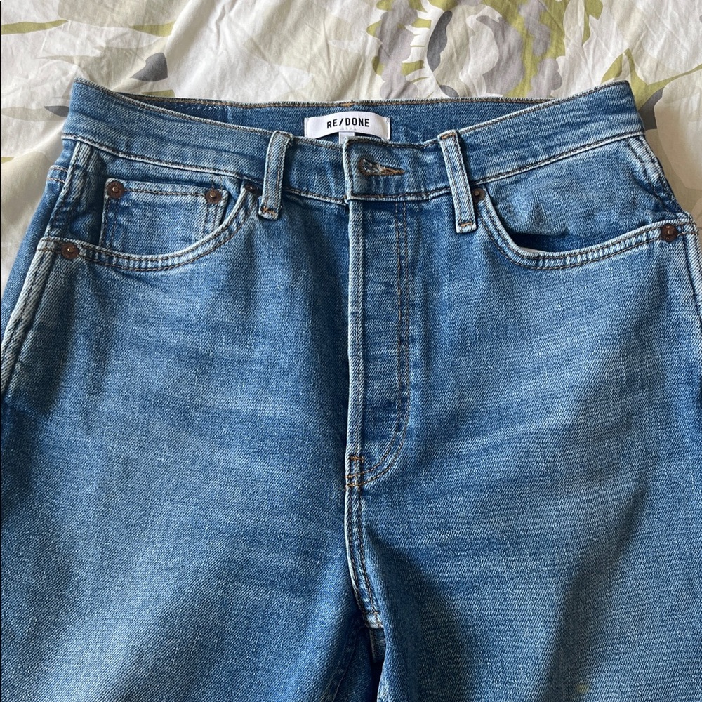 Re/Done 90s High Rise Loose Straight Jeans